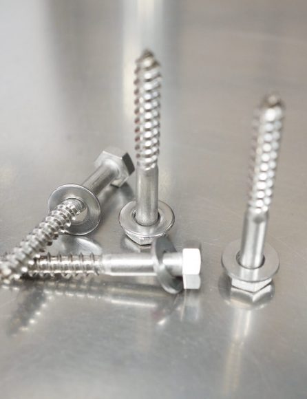 sub-assembly of a screw and washer