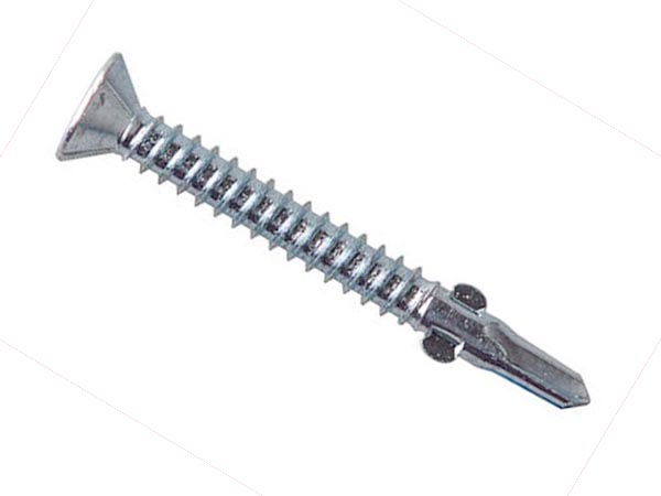 cross-recessed H Self drilling screw 4.2 CSK head steel 